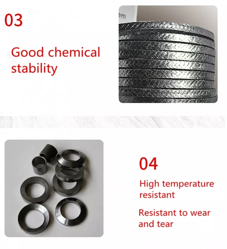 Best Seller Graphite-Incorporated PTFE Aramid Fibers Expanded Graphite Packing