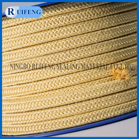 Guarnizione di tenuta in fibra aramidica Kevlar PTFE utilizzata nella valvola